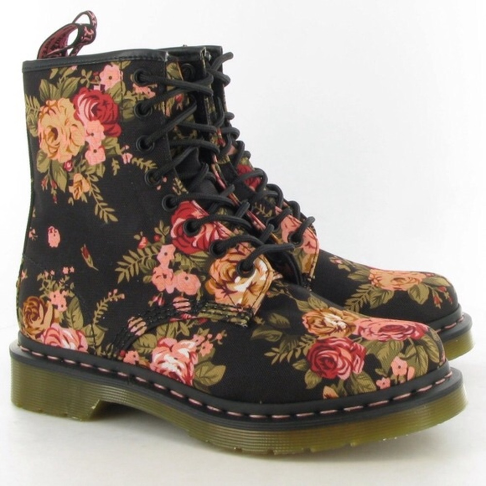 Floral Doc Martens Size 8